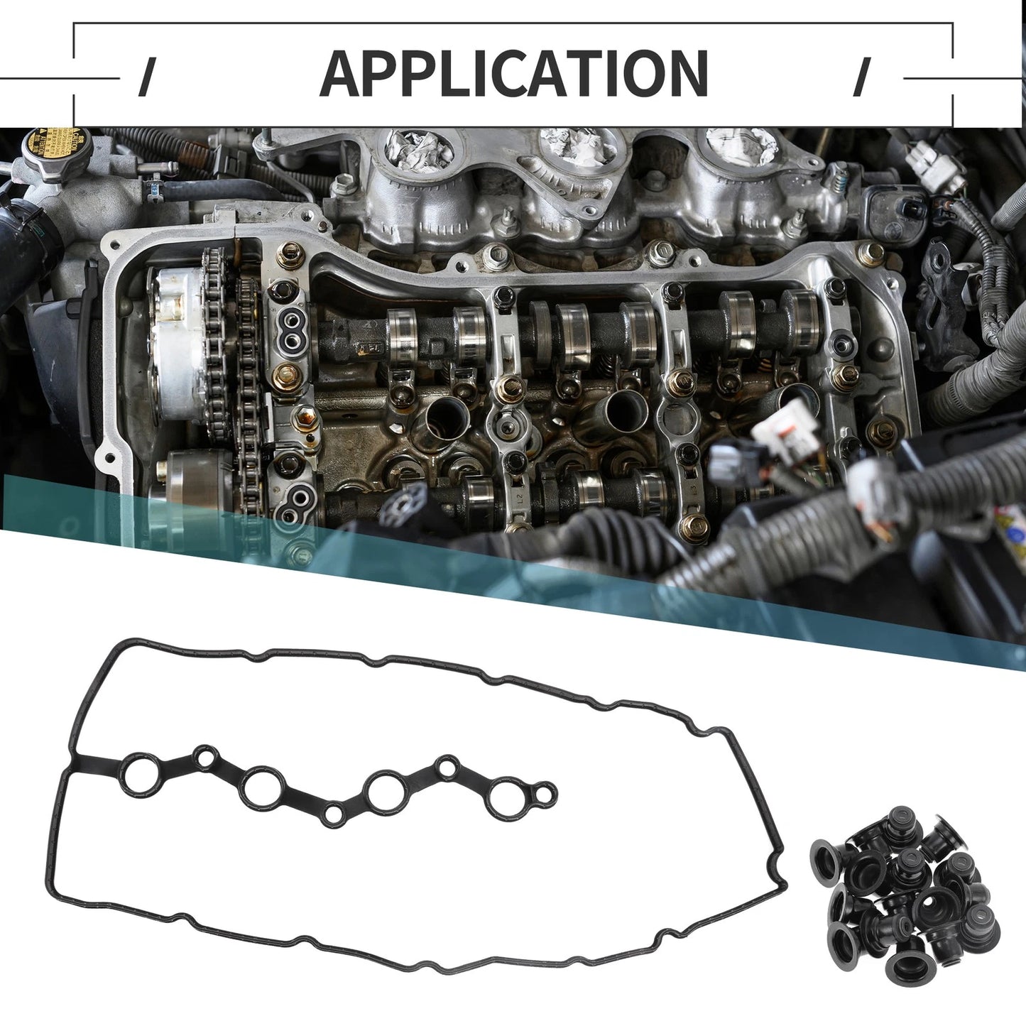 Valve Cover Gasket No.VS50869R/224412G100 for Hyundai Sonata, Kia Sportage