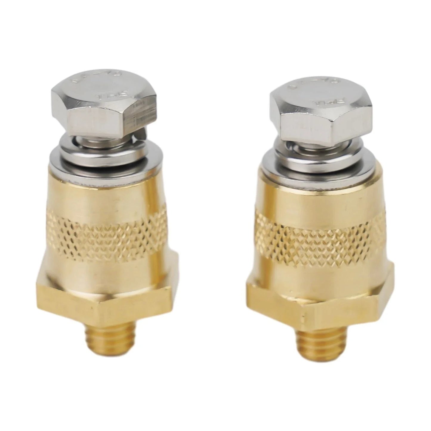 2 x M8 battery Pole Adapter Car Battery Terminals with Stainless Screws