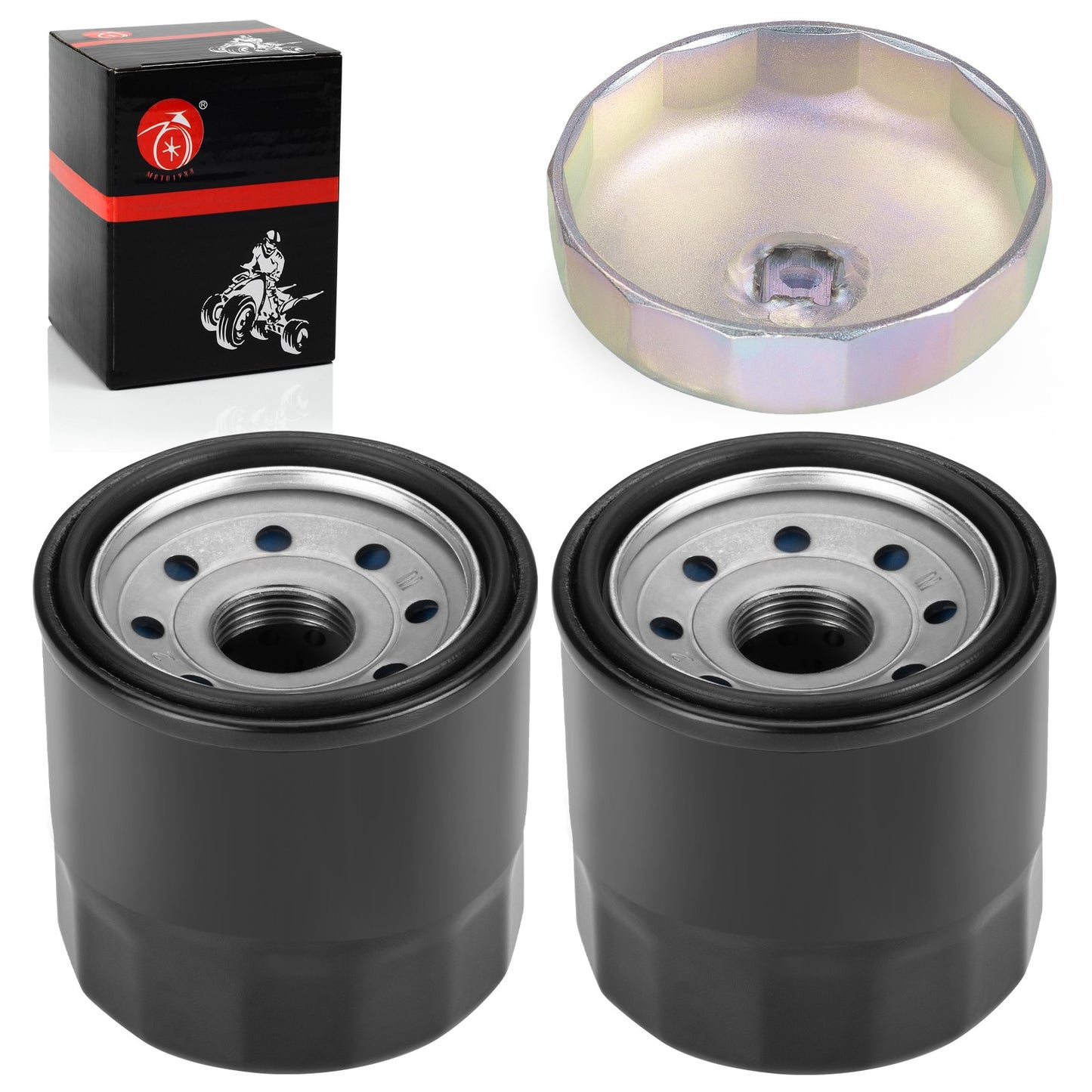 2X Oil Filter for Honda ST1100 (1991–2003) / VT1100 (1985–2007) / CB1100 (2013–2014)