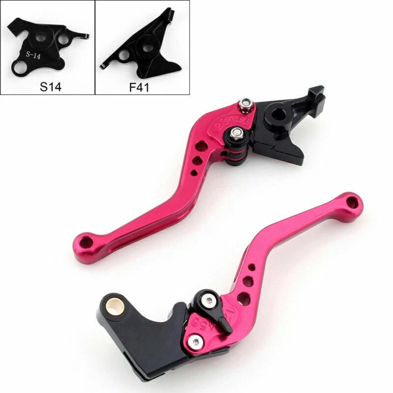 Long Clutch Brake Levers for Suzuki GSXR 600 750 (2004–2005) Blue