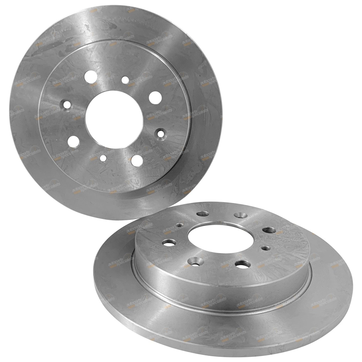 2 Rear Disc Rotors for Honda Civic EM Coupe (1999–2000)