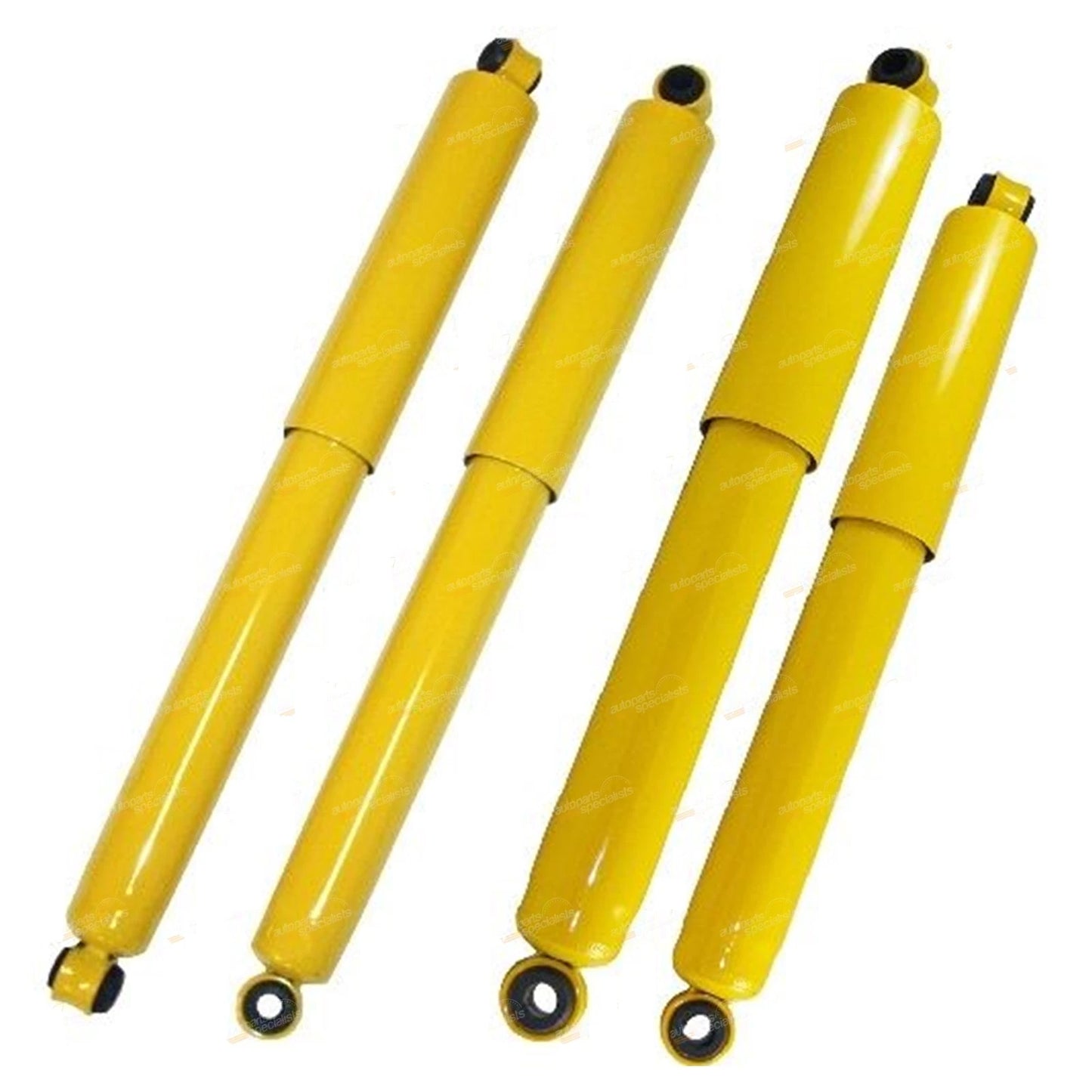 Set of 4 Raised Shock Absorbers for Toyota Landcruiser FJ45 HJ45 (1975–1984)