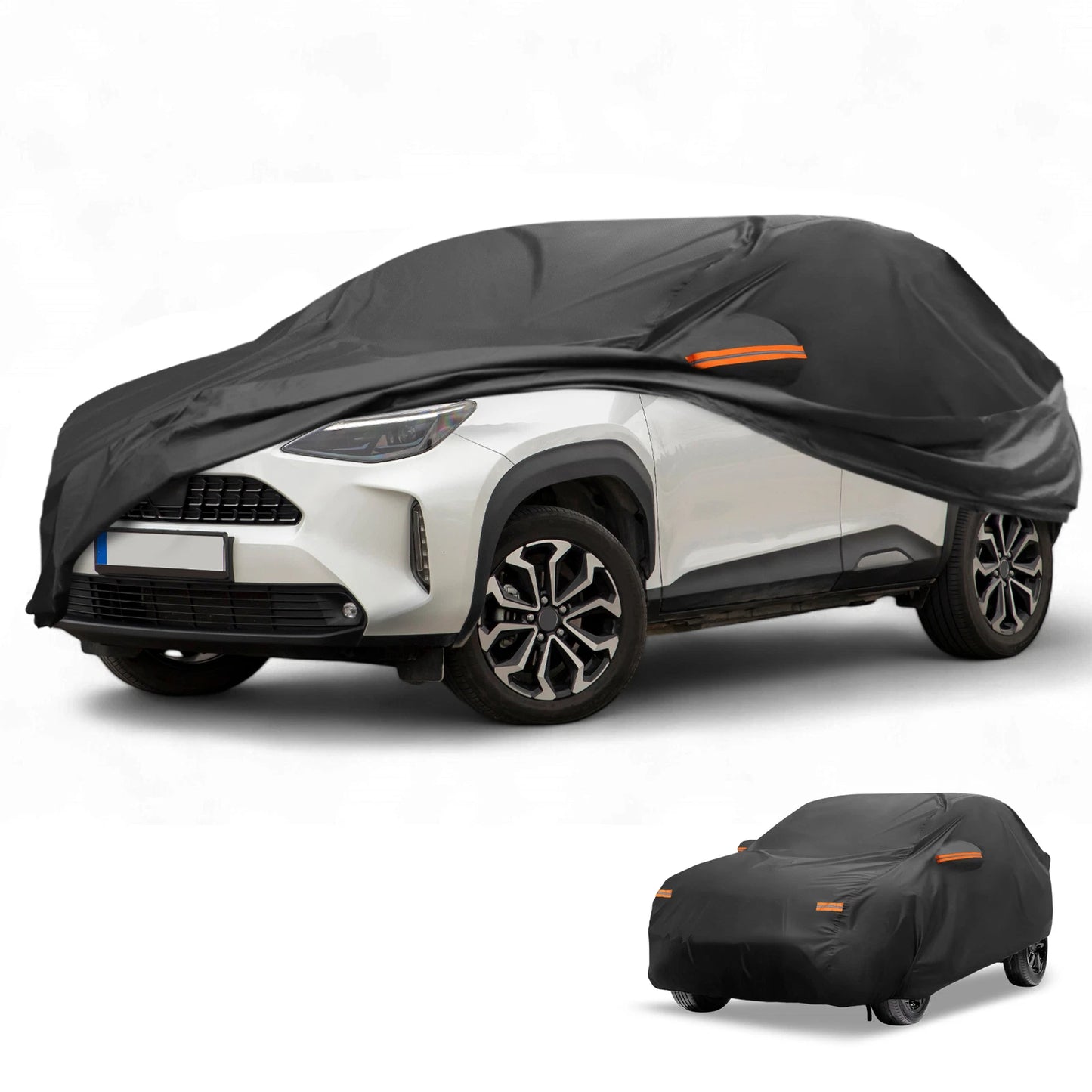 Waterproof Car Cover for Toyota Yaris Cross (2021–2023) 210D-PU Black