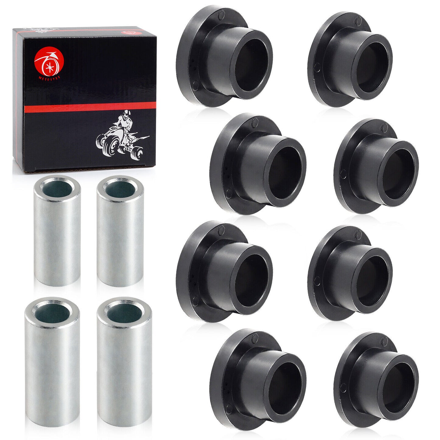 Front Shock Bushing Sleeve Kit for Polaris RZR 800, 570 (2008–2022)