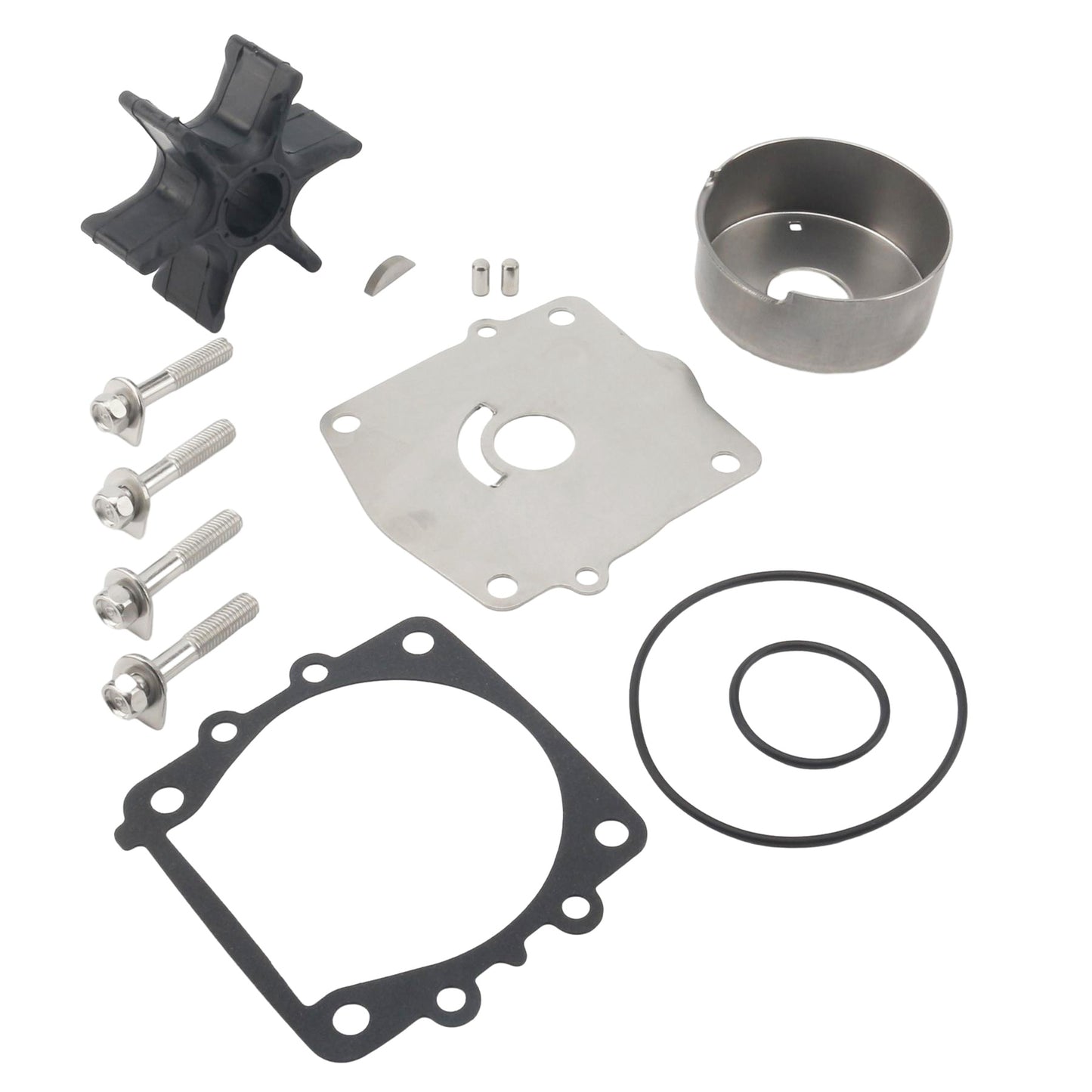 Water Pump Impeller Repair Kit for Yamaha Outboard 115-130 HP (2-Stroke)