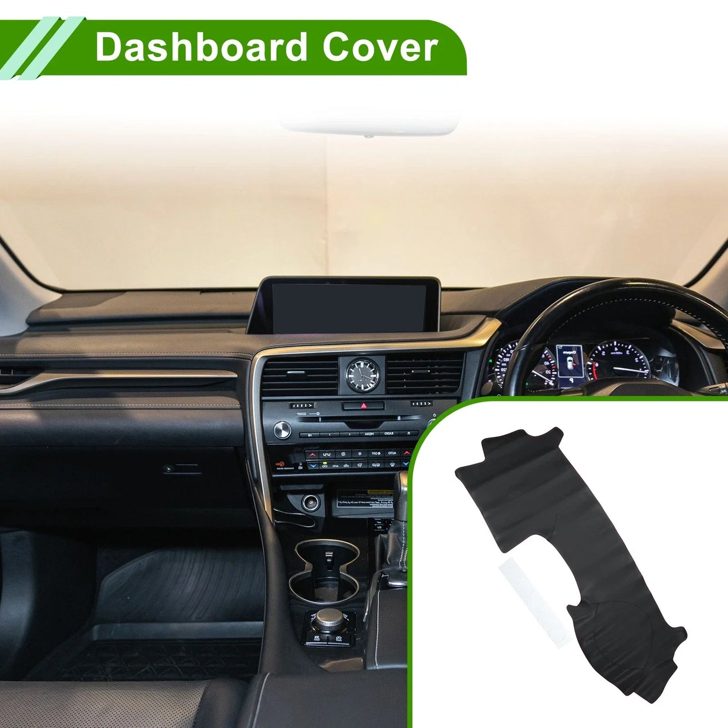 Dashboard Cover Mat for Lexus RX300 1999-2003 - Black Red