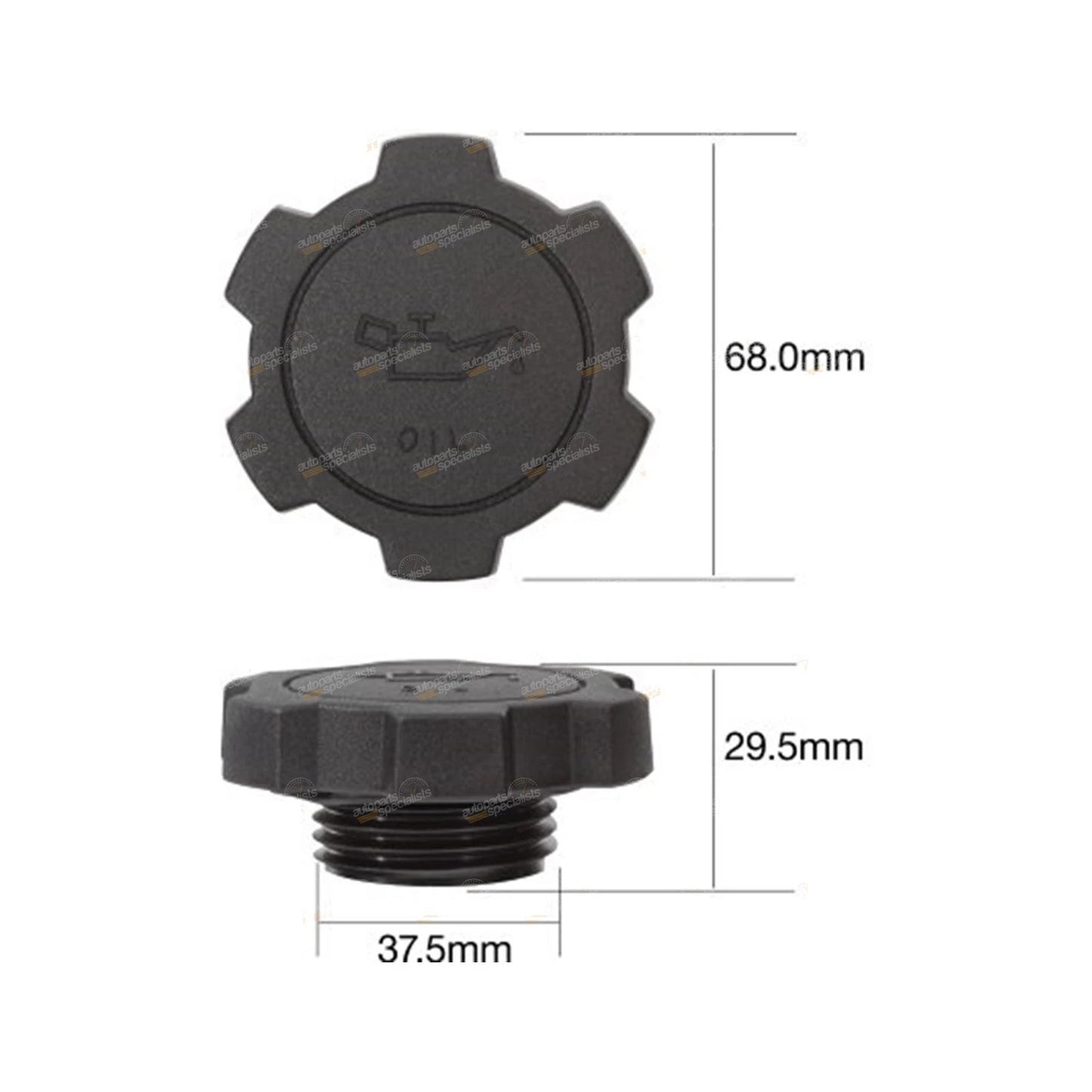 Oil Filler Cap for Land Cruiser HDJ81V (1990–1997)