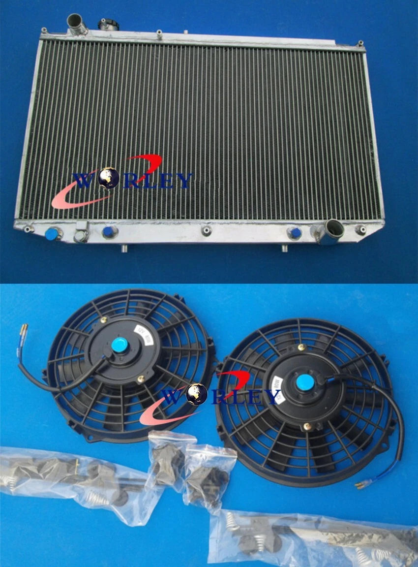3 Row Radiator & Fans for Toyota Aristo Lexus GS300 (1991–1997)