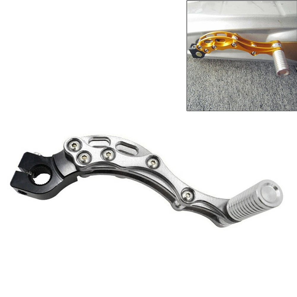 Brake Line Clamp Protector for Universal Fit Motor Bikes (Aluminum, Blue)