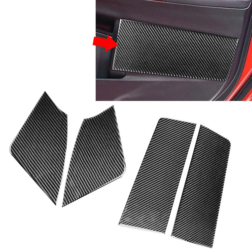 Carbon Fiber Door Panel Cover Trim for Subaru WRX STI (2015–2021)