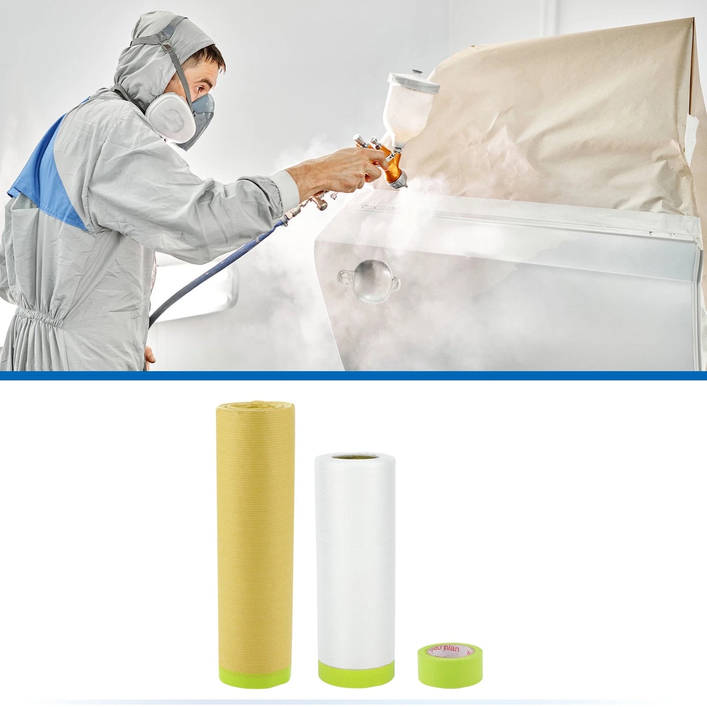 Masking Paper with Tape Set for Various Models (2000x140cm/65.62ftx55.11")