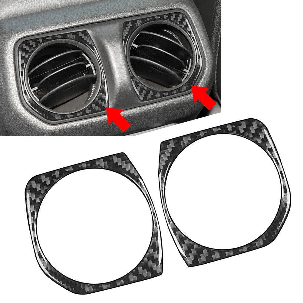4X Dashboard Air Condition Vent Cover Trim for Jeep Wrangler JK JL JT (2007–2023)