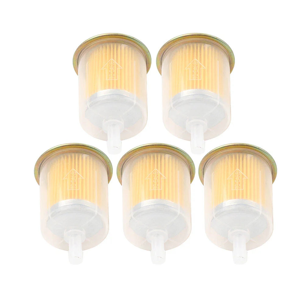 5 x 3/8" Fuel Filters for Universal Motorcycle Inline Gas Line