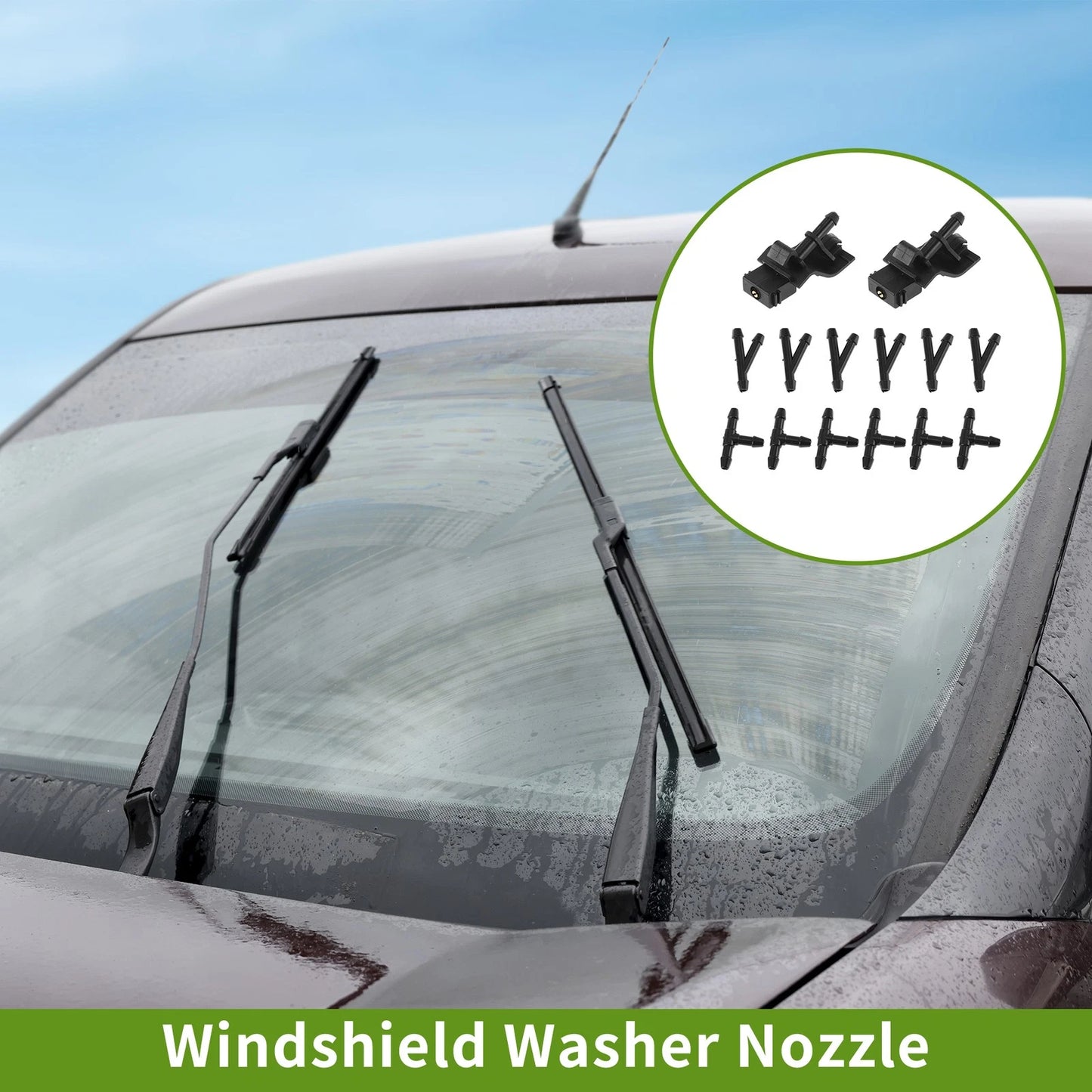 Windshield Washer Nozzle w/ Hose Connector for Toyota No. 8538112300