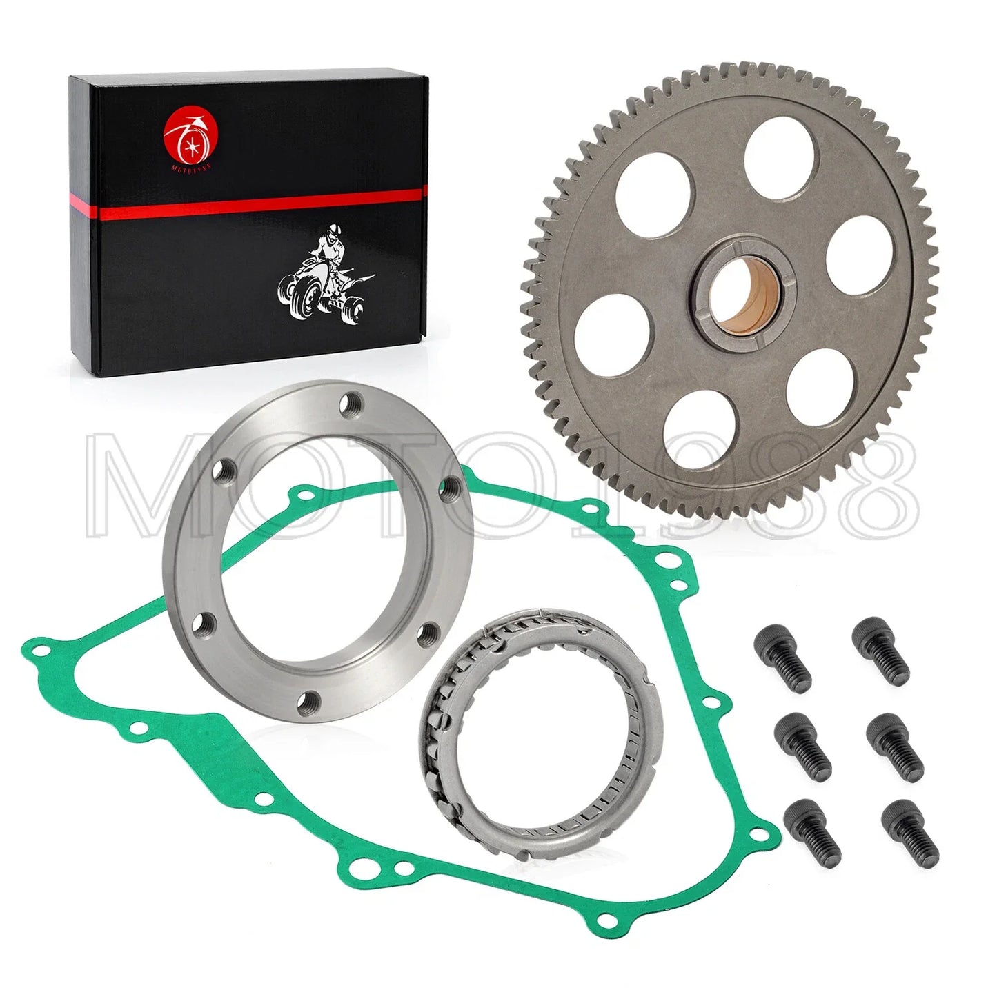 Starter Clutch kit One Way Bearing & Gasket for Yamaha Rhino 450 (2004–2007)