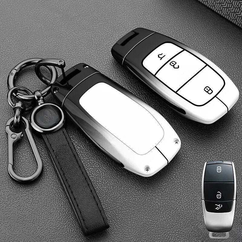 Zinc Alloy TPU Car Key Fob Case Cover for Benz A B C E S G GLA GLB GLC GLE GLS