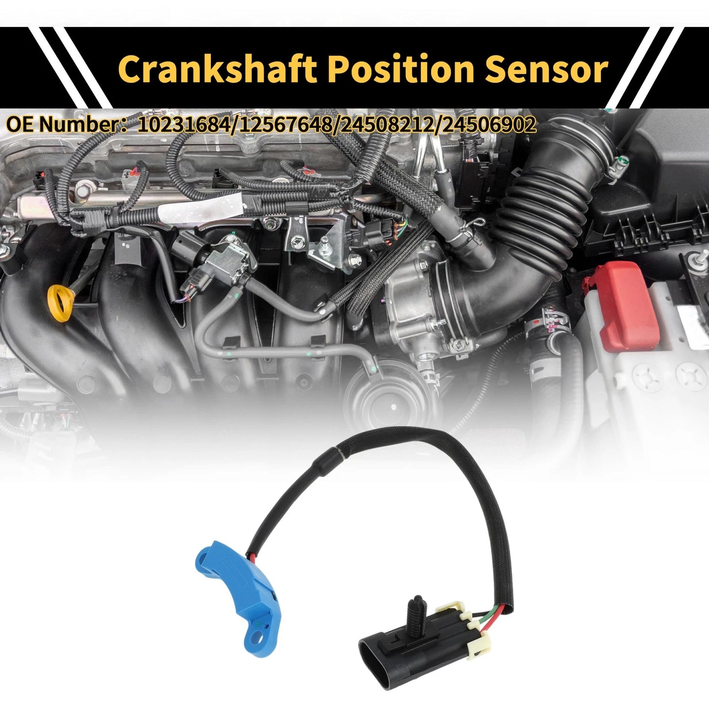 Crankshaft Position Sensor for Chevrolet Malibu 3.1 (1997–2003) No. 10231684