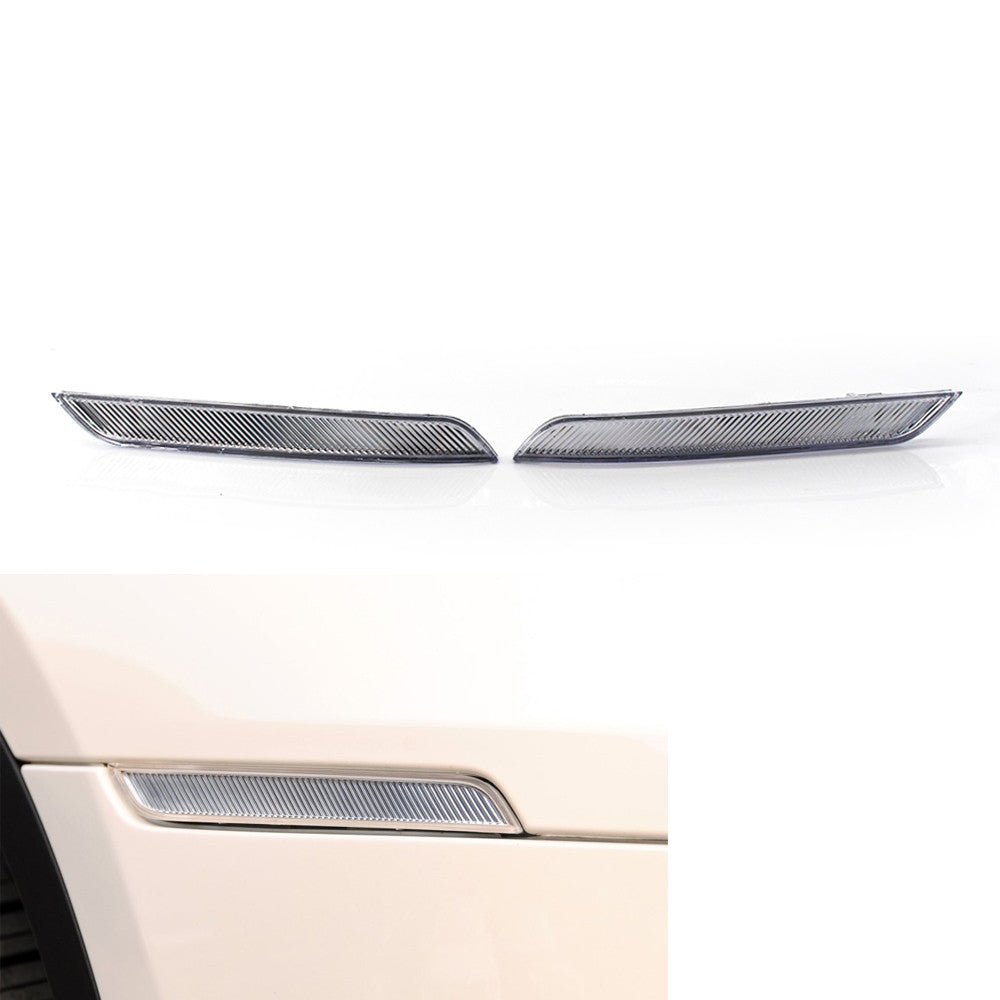 Pair Clear White Side Marker Reflectors for BMW X6 (2007–2014)