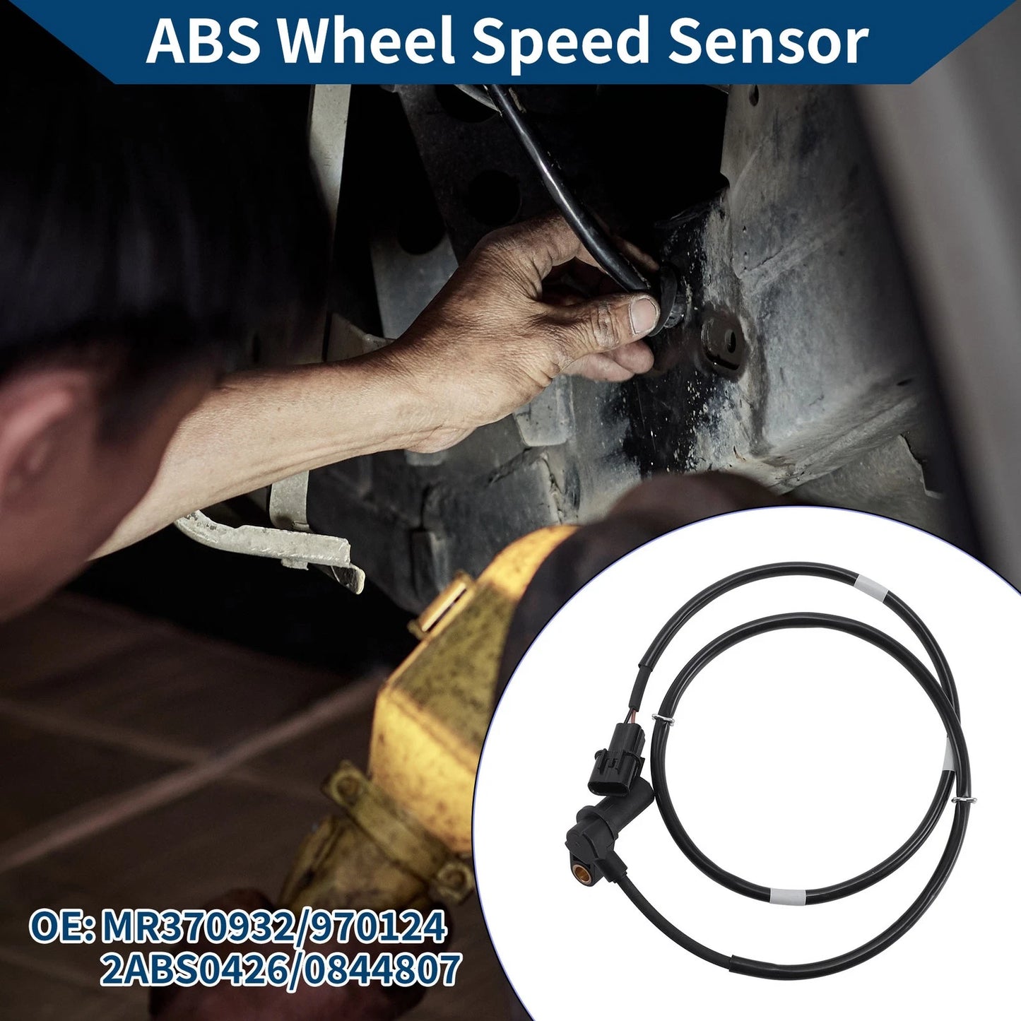 ABS Wheel Speed Sensor No.MR370932/970124 for Mitsubishi Eclipse