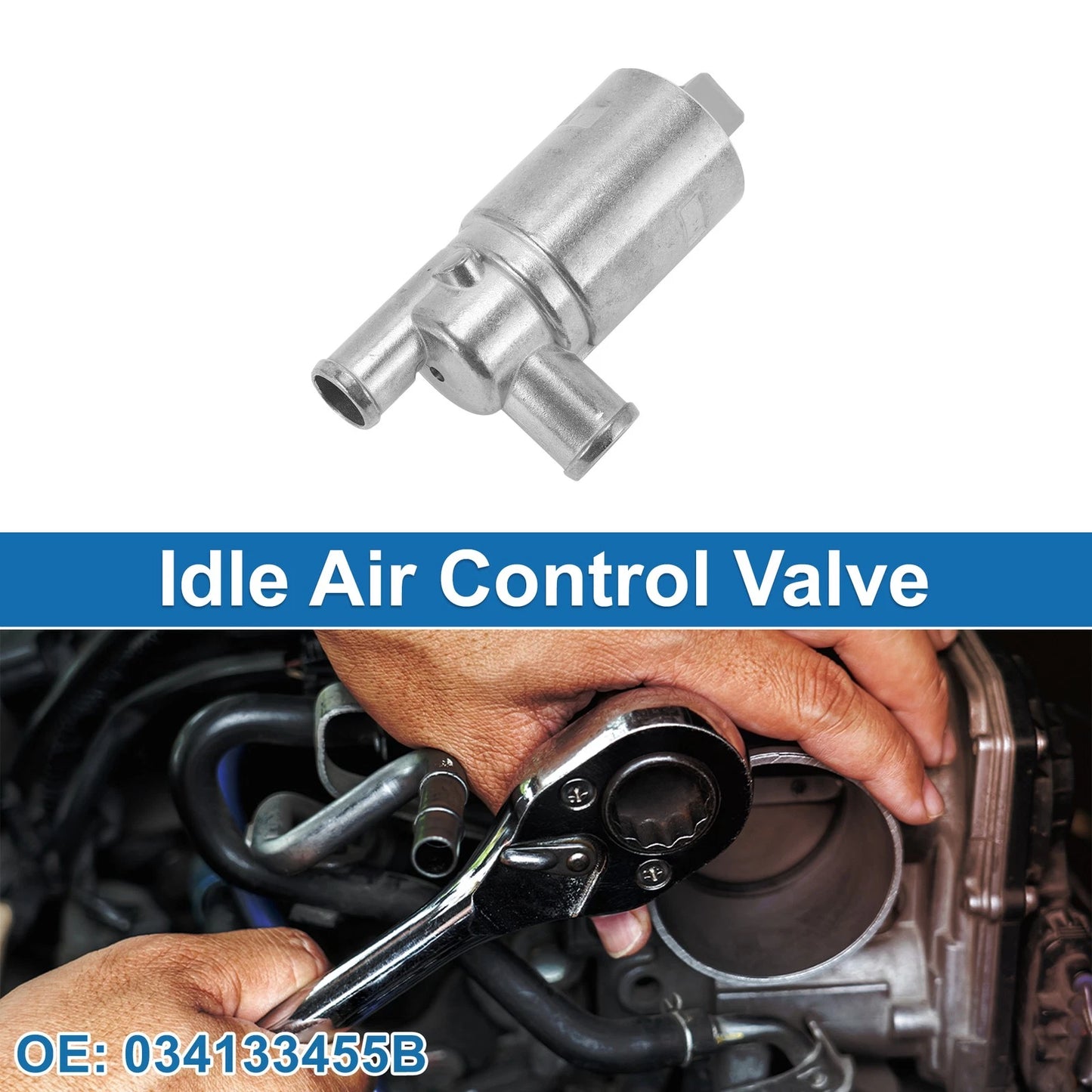 Idle Air Control Valve for Audi Coupe (1990–1991) No. 034133455B