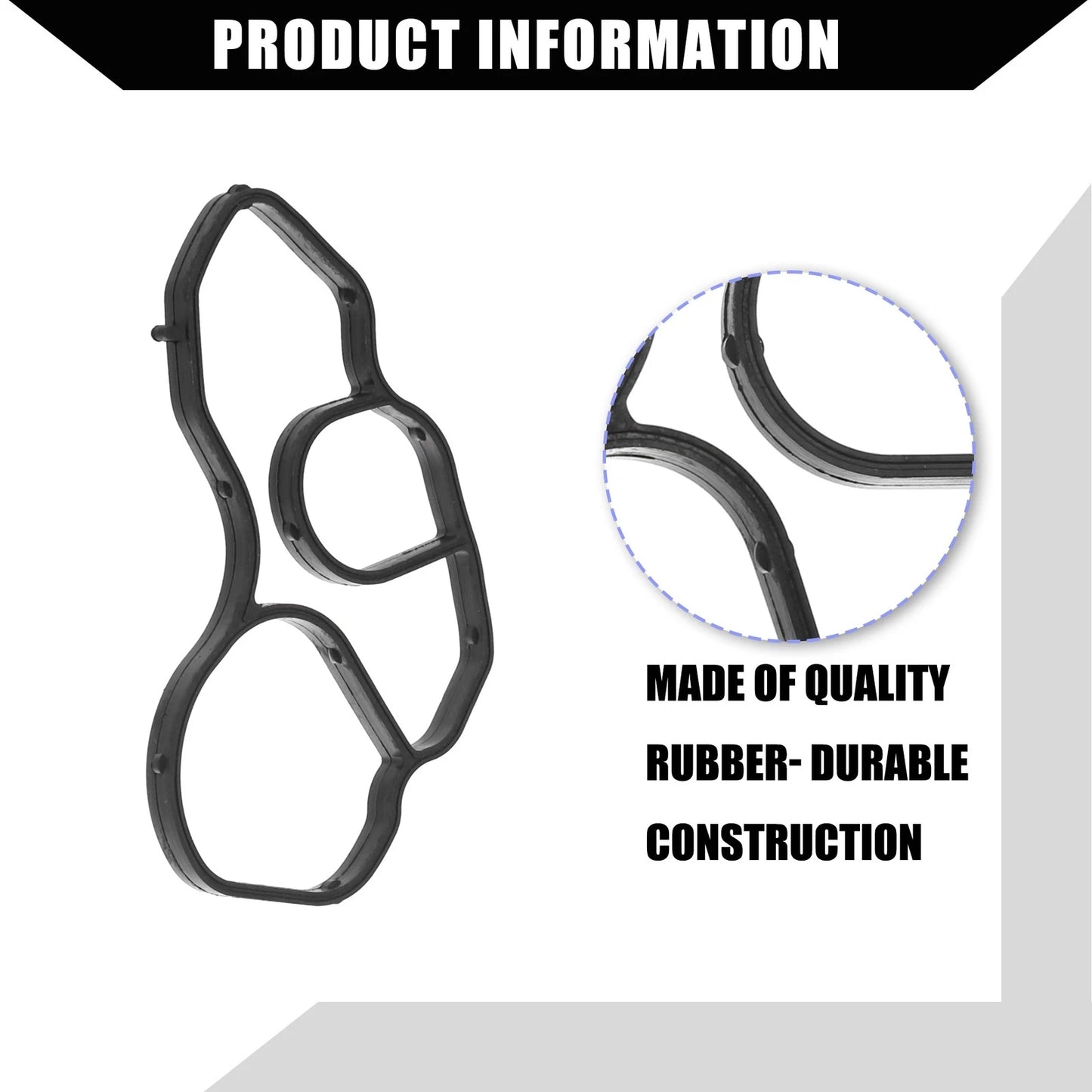 Set of 1 Oil Cooler Gasket for Mini Cooper (2007–2013) 11428643758