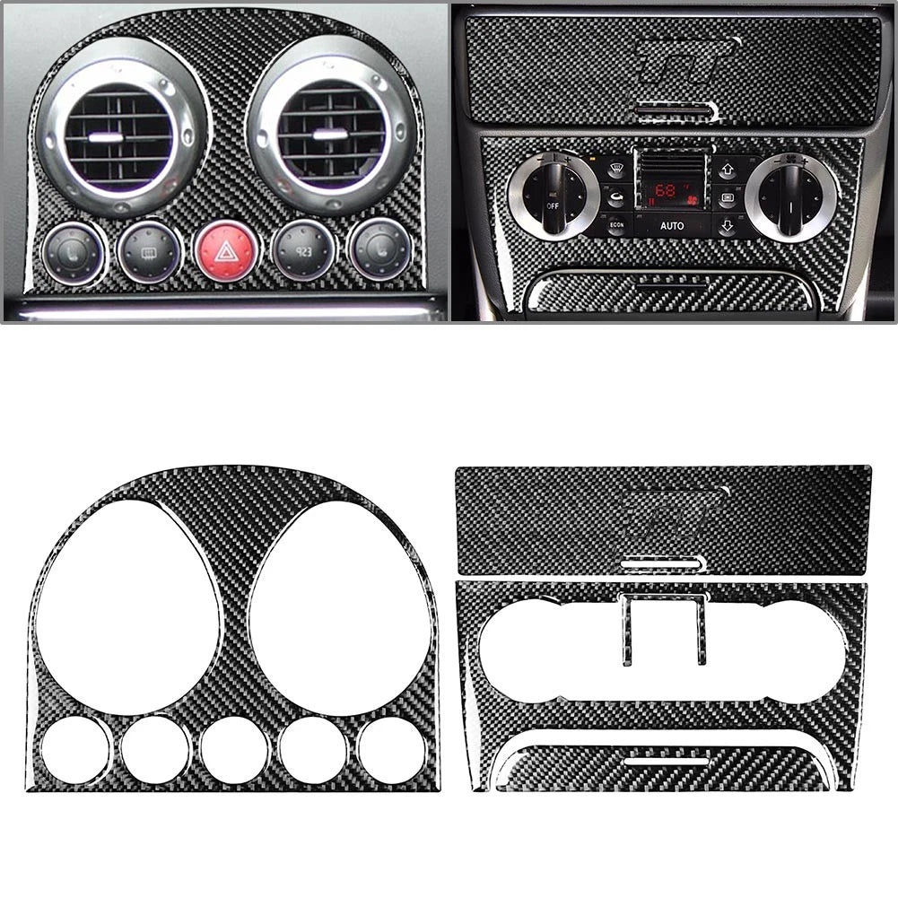 Set of 4 Dashboard Panel Cover Trim Strips for Audi A4 B9 A5 S4 RS4