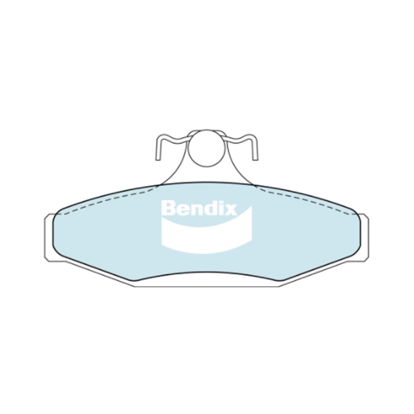 Set of 4 Heavy Duty Rear Disc Brake Pads for Ssangyong Musso (1996–1998)