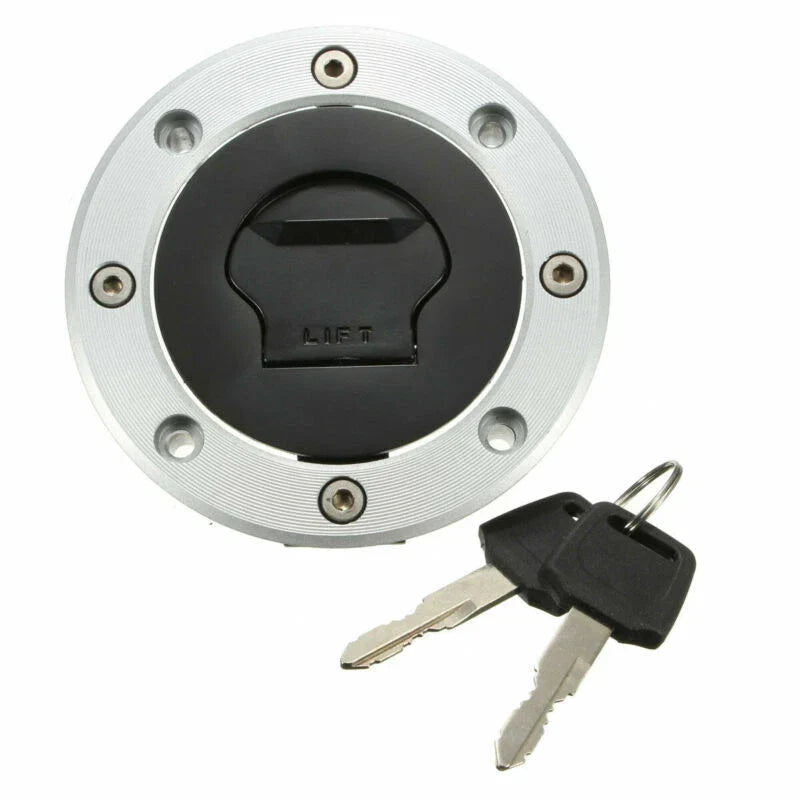 Tank Cap Cover & 2x Keys for SUZUKI GSXR 600 750 1000 Katana