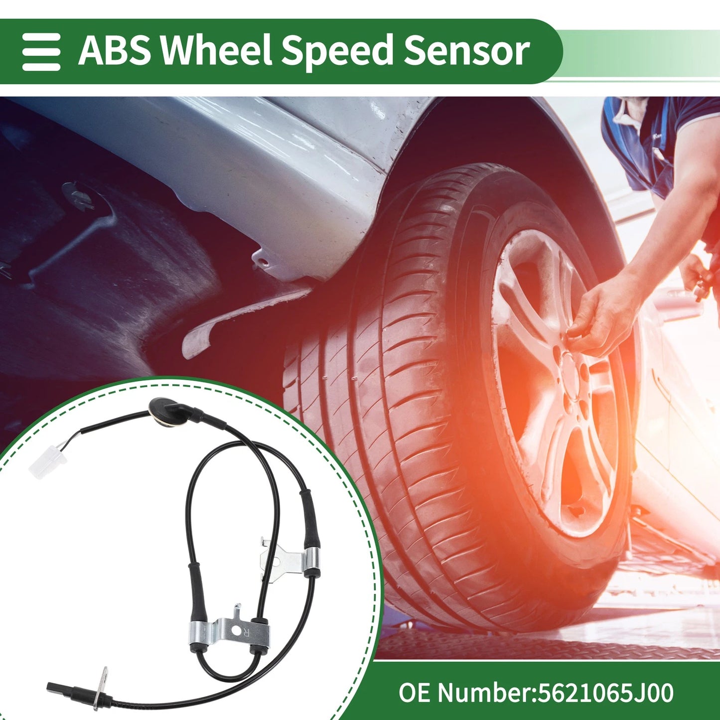 ABS Wheel Speed Sensor No. 5621065J00 for Suzuki Grand Vitara (2006–2014)