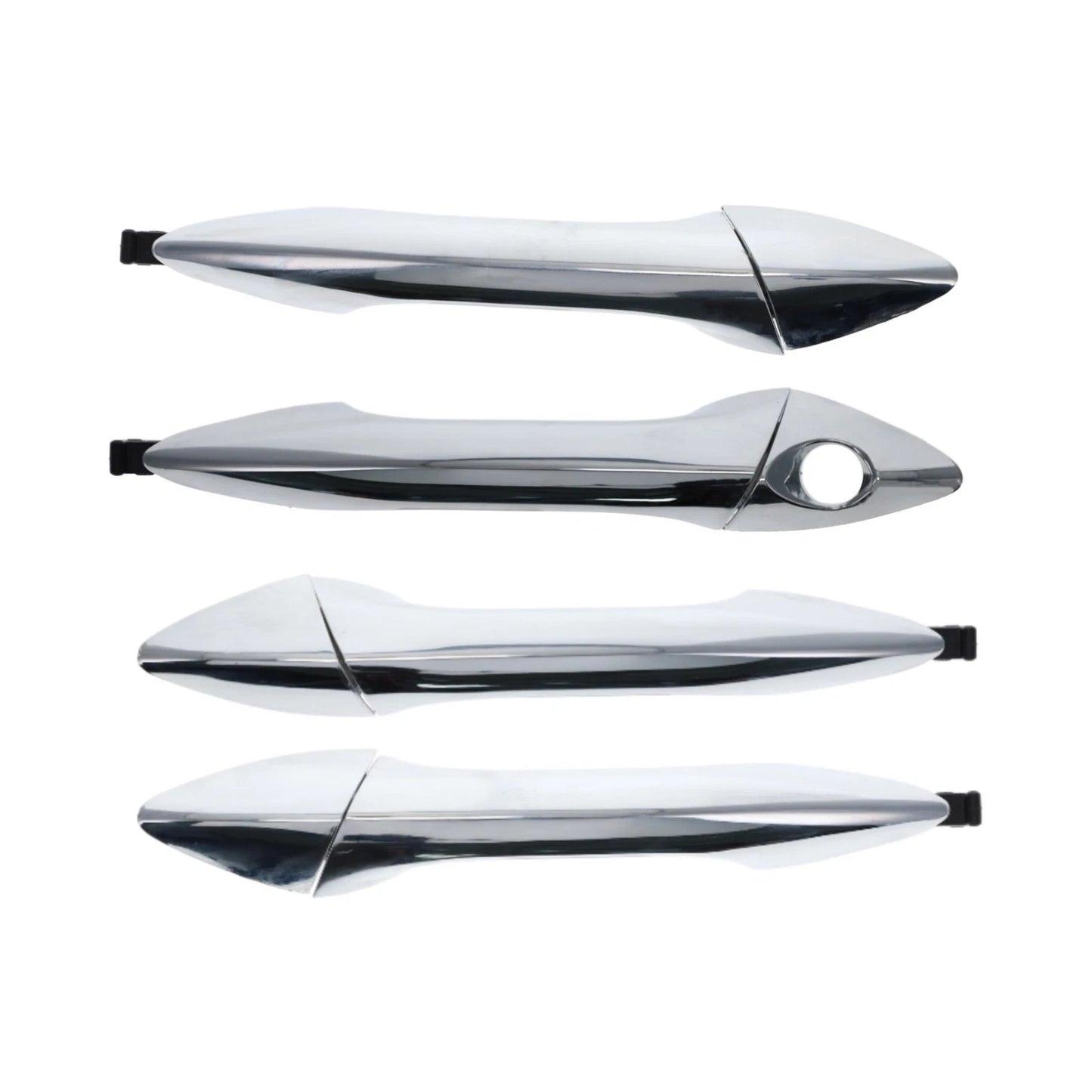 Set of 4 Outer Chrome Door Handles for Hyundai i30 (2012–2017)