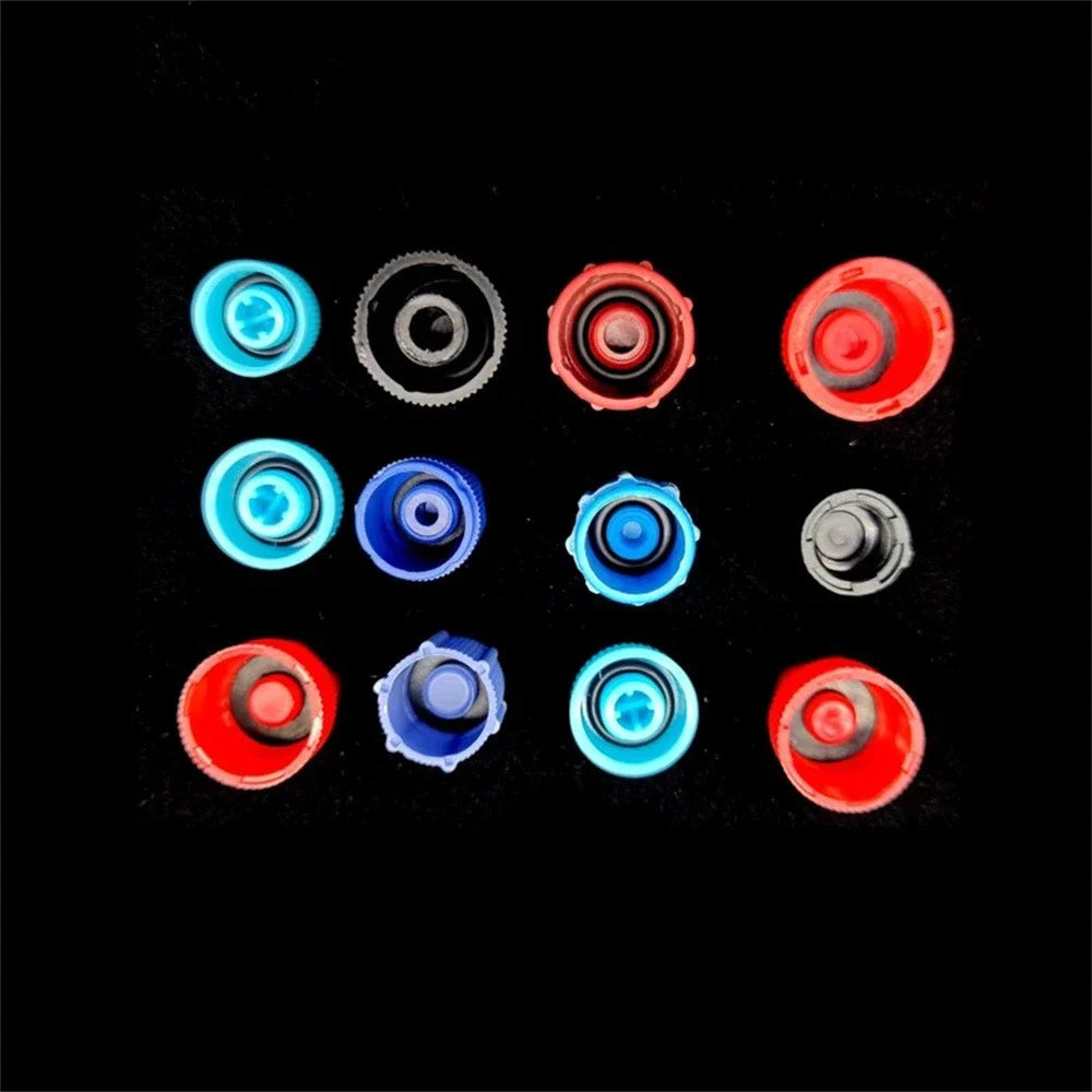 A/C R134a R12 High Low Side Valve Core Dust Caps Universal Car Repair