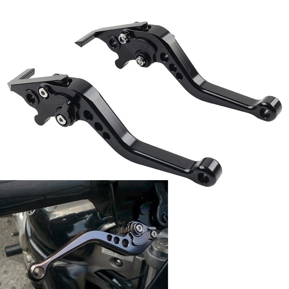 CNC Adjustable Brake Clutch Levers for Yamaha R1 R1M R1S (2015–2021) Black