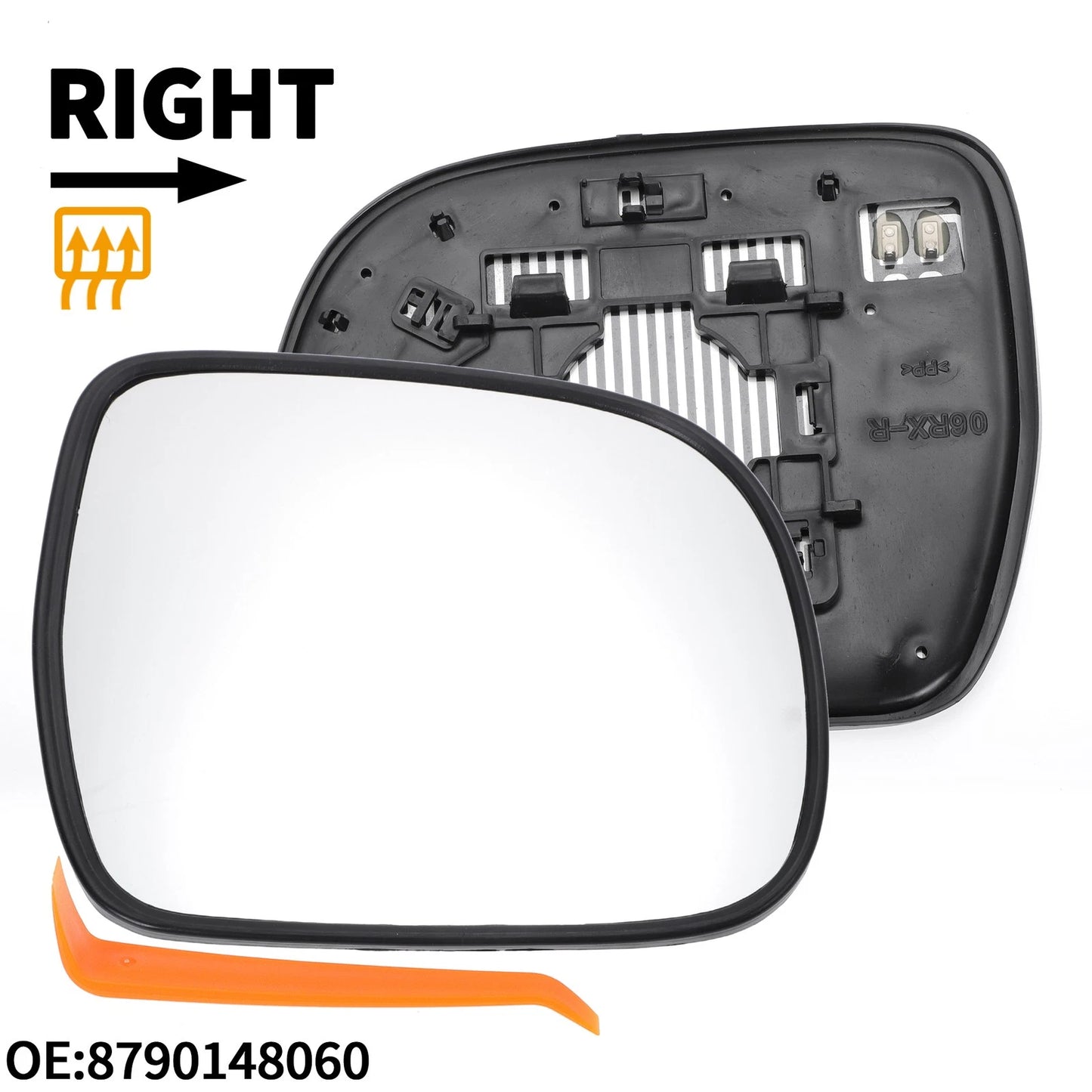 Heated Right Side Mirror Glass for Lexus RX330 (2006–2009)