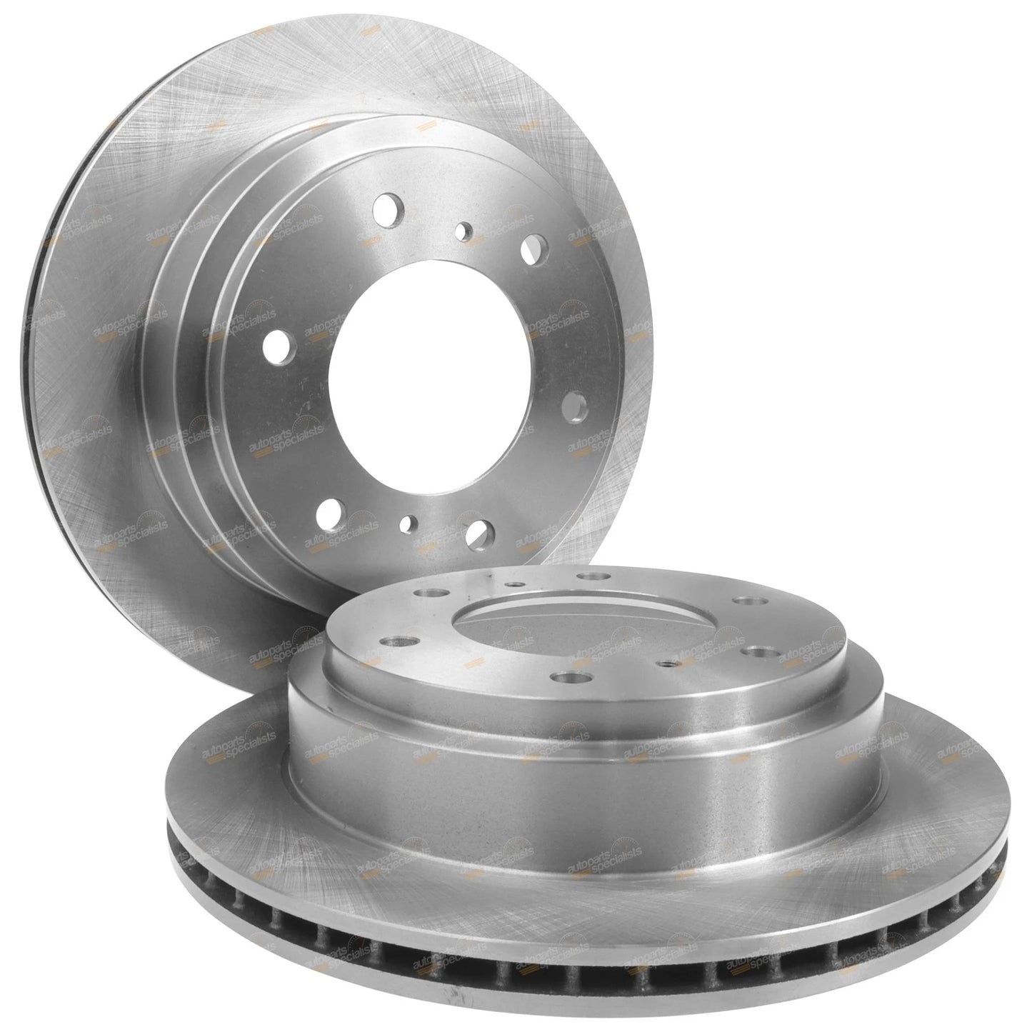 2X Rear Disc Brake Rotors for Mitsubishi Pajero (2000–2013)