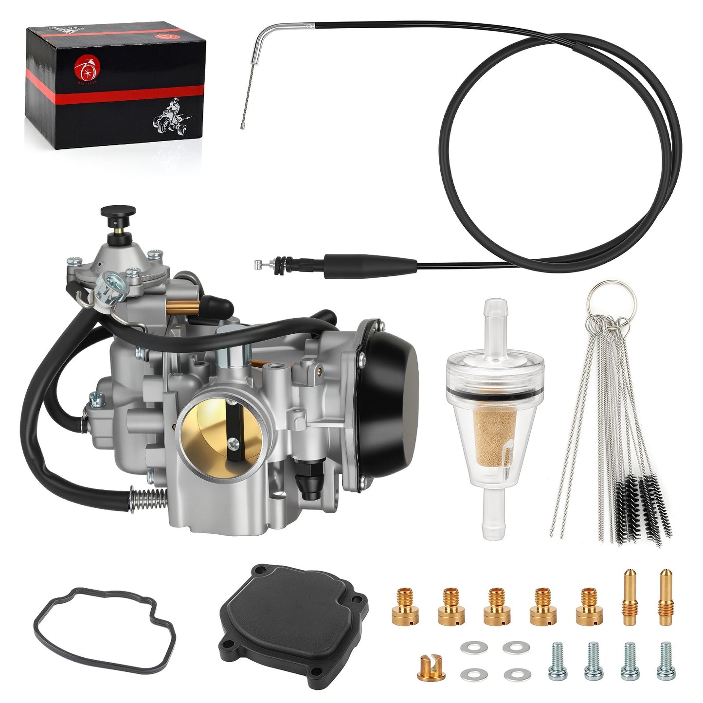 Carburetor & Throttle Cable for Arctic Cat Bearcat 454 (1998)