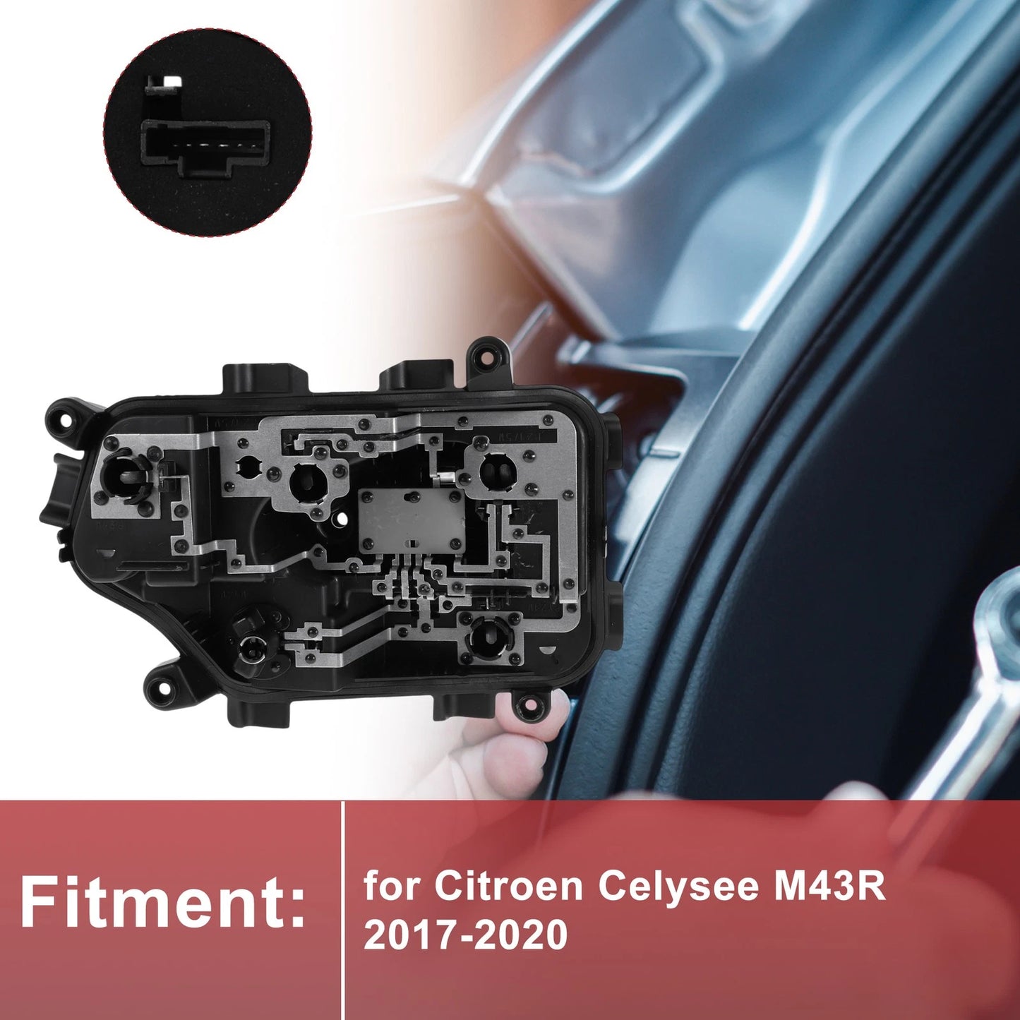 1 Pc Left Tail Light Socket for Citroen Celysee (2017–2020) Lamp Connector