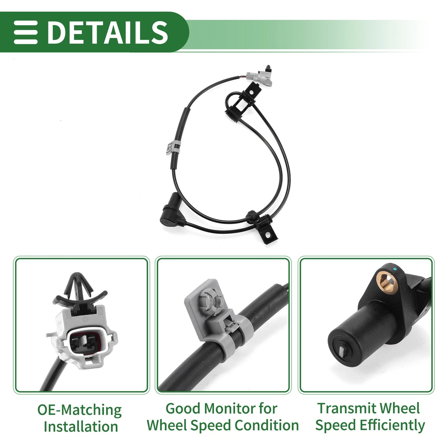 ABS Wheel Speed Sensor for Hyundai Matrix (2001–2010) No. 9567017010/9567017000