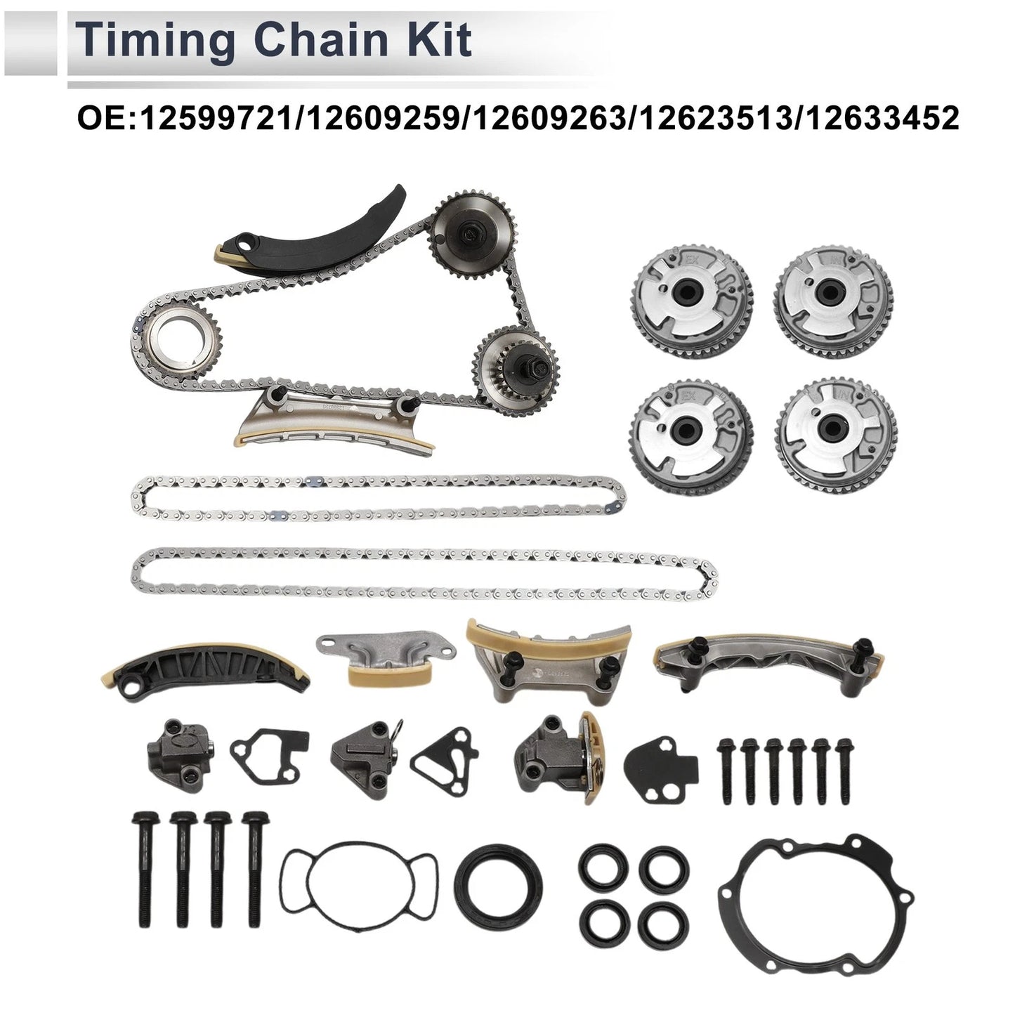 Timing Chain Kit No. 12633452 for Chevrolet Camaro, Traverse