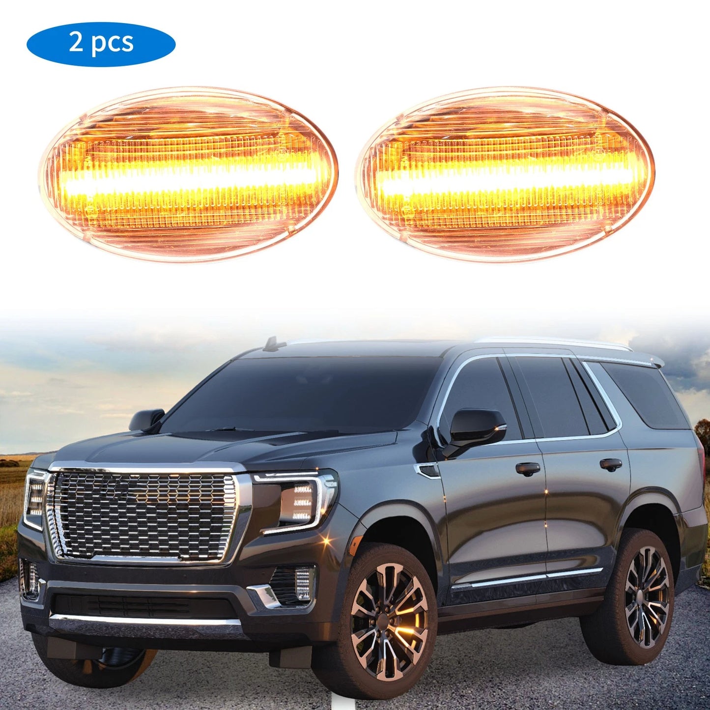 LED Side Fender Marker Light for Subaru Impreza MK2 GD (2000–2007) Amber