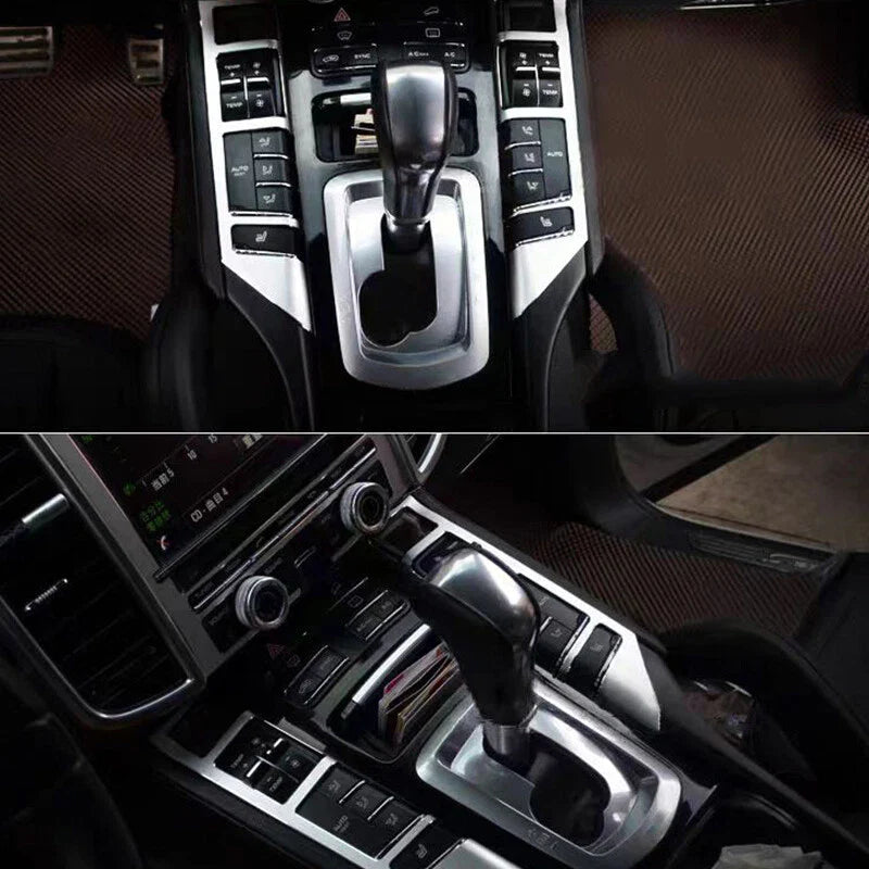 Aluminium Console Gear Shift Panel Cover for Porsche Panamera (2010–2016)