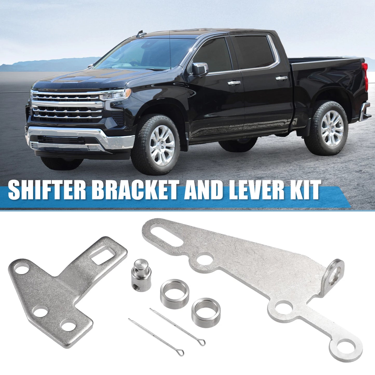 Set of 1 Shifter Bracket Kit for GM Turbo TH400 TH350 TH250