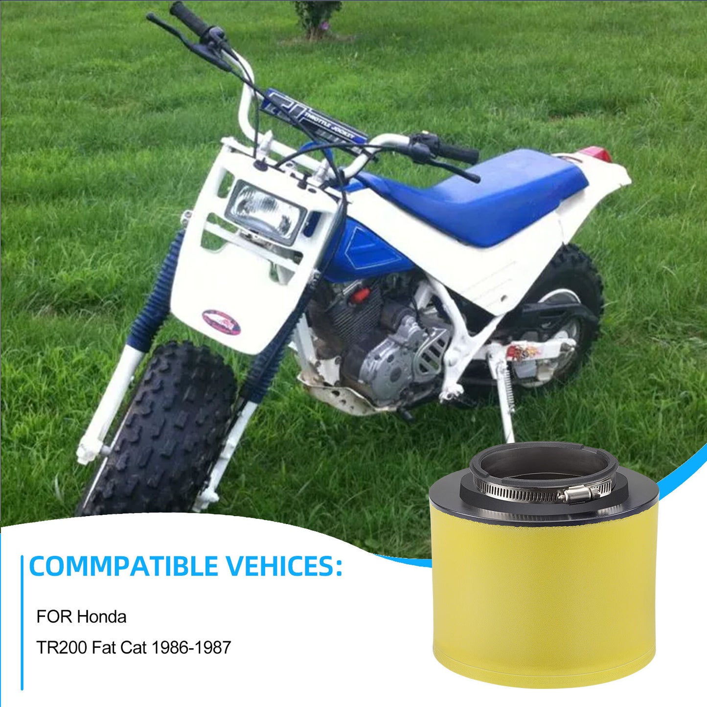 Air Filter Element for Honda TR200 Fat Cat (1986–1987)