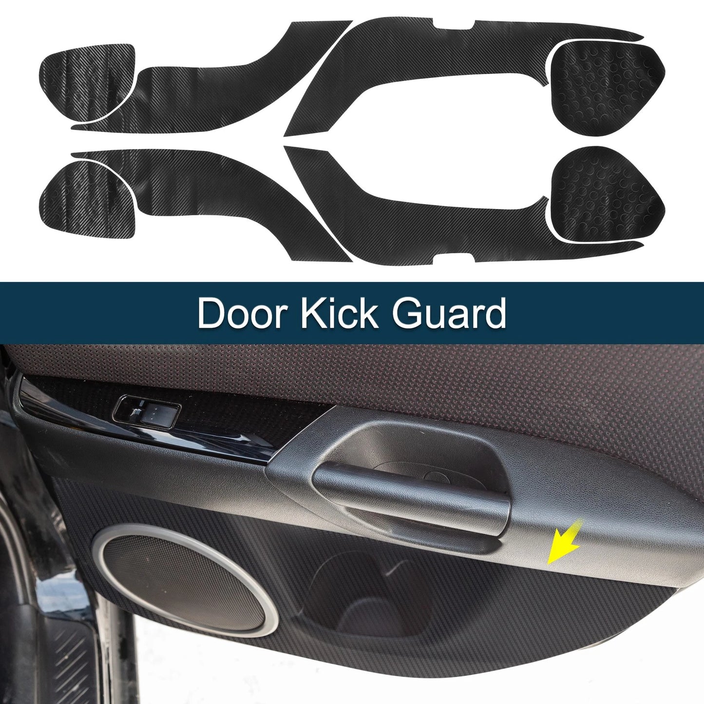 Set of 1 Door Kick Guard for Mazda Atenza (2017–2019) Front Rear