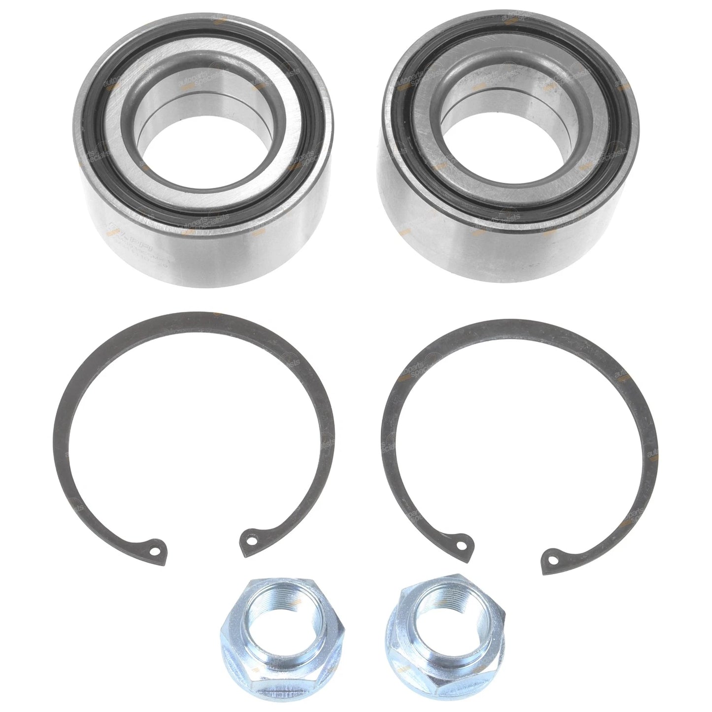 2X Front Wheel Bearing Kits for Suzuki Ignis (2003–2005)