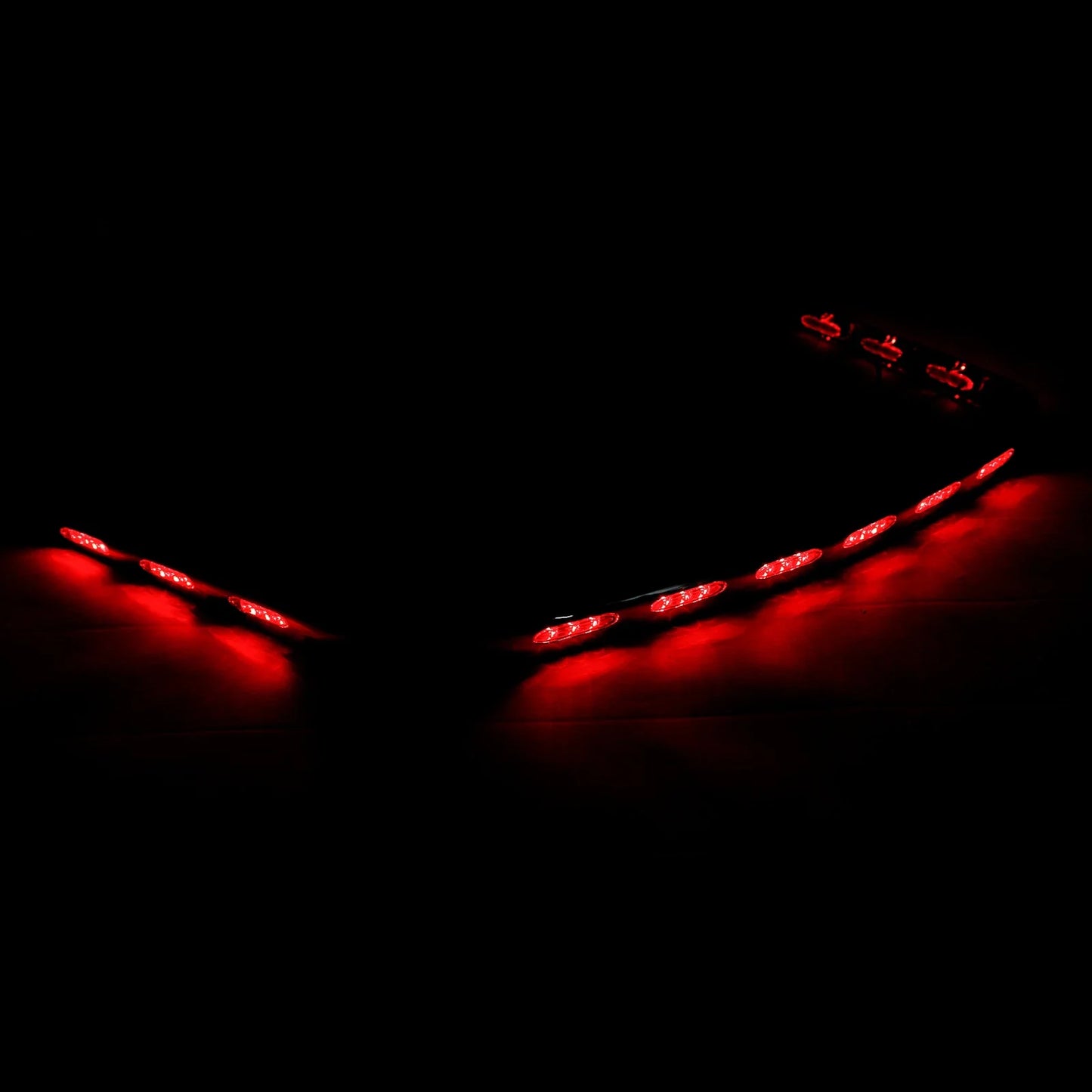 Rear Trunk Trims LED Lights Clear Lens for Honda Goldwing GL1800 (2001-2011)