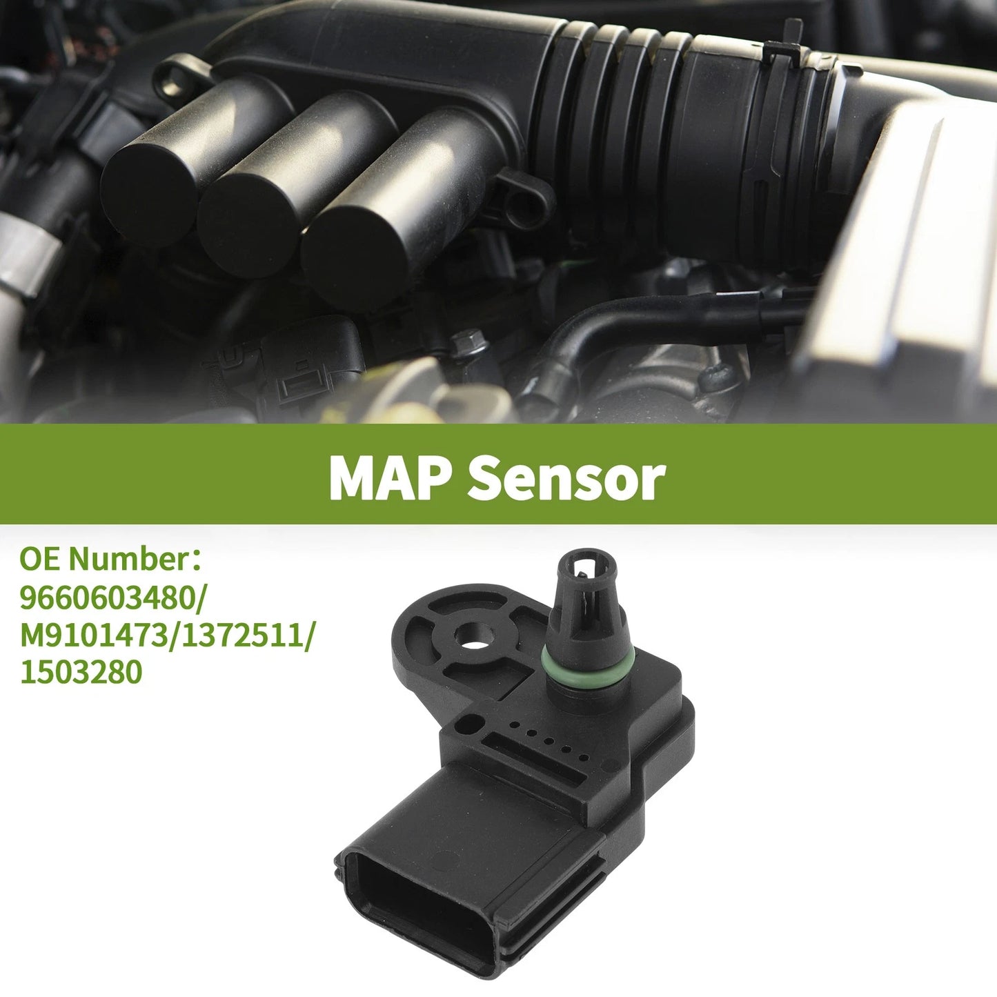 Manifold Pressure Sensor for Ford Transit Box (2006–2014) No.9660603480
