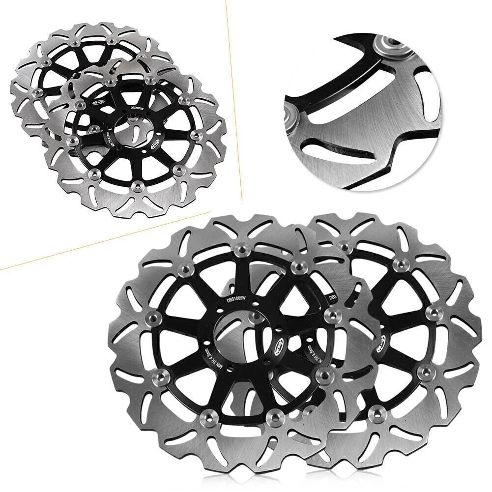 2X Front Rotors Brake Disc for Yamaha FJ1200 FZR600 XJR400 TRX850 TDM850