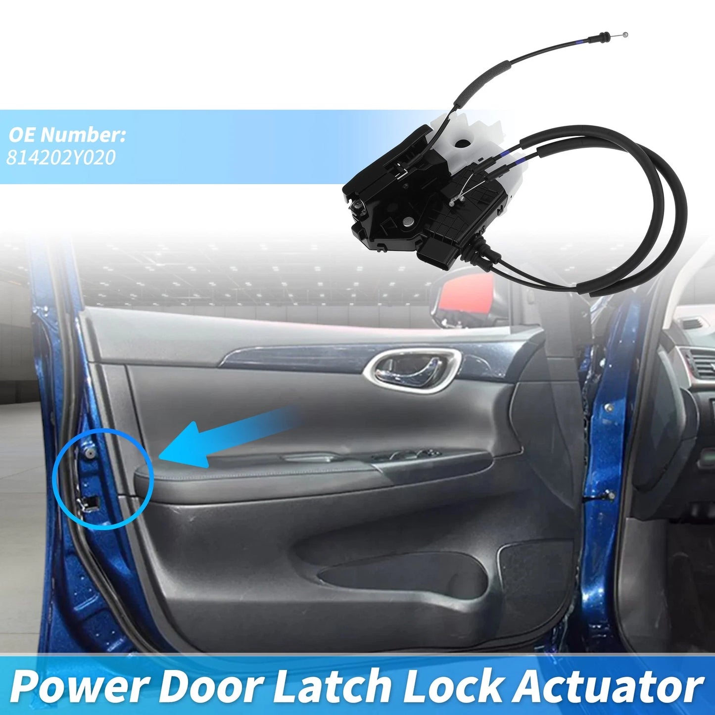 814202Y020 Rear Right Power Door Lock Actuator for Hyundai IX35 Tucson (2012–2015)