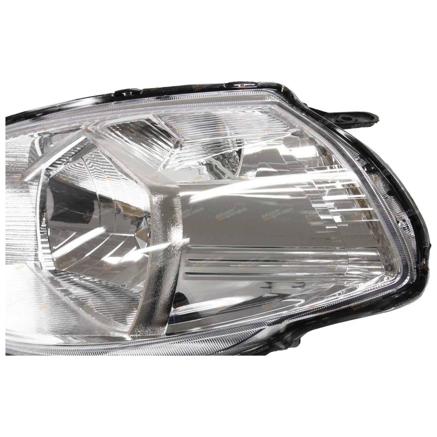 LH+RH Chrome Headlights Pair for Nissan Tiida C11 Sedan/Hatch (2006 - 2009)