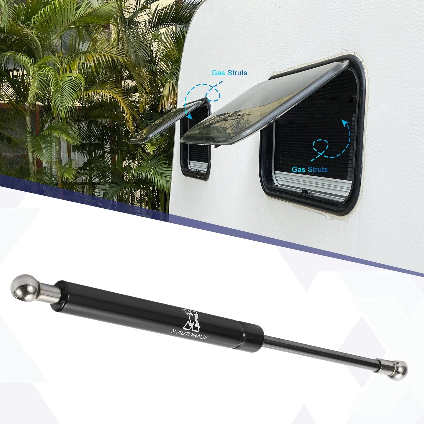 1 Pc 12 Inch Black Lift Support Strut Gas Spring for RV Car
